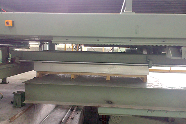 Control points of flying shears Control points of flying shears